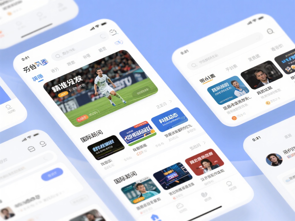 此外，平台还细化分类，如体育赛事、科技动态、国际要