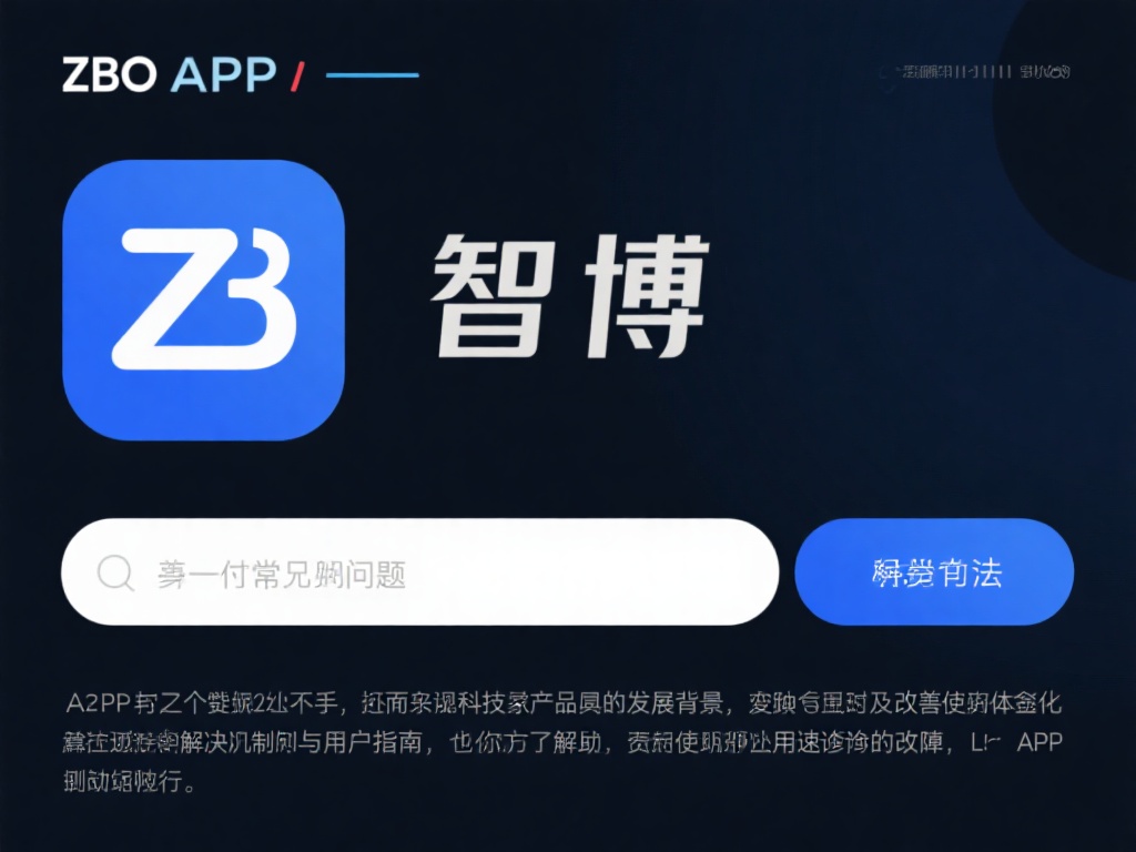 解决使用ZBO智博app问题的实用指南 如果你在使用ZBO智博APP时遇到了问题,或许一时