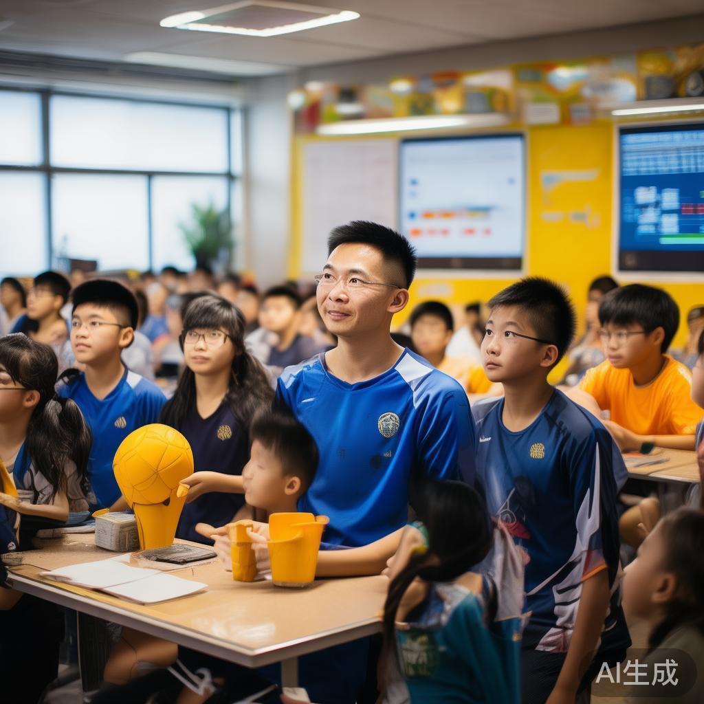 作为一名体育专业的教师，曹智博老师始终坚持以学生为