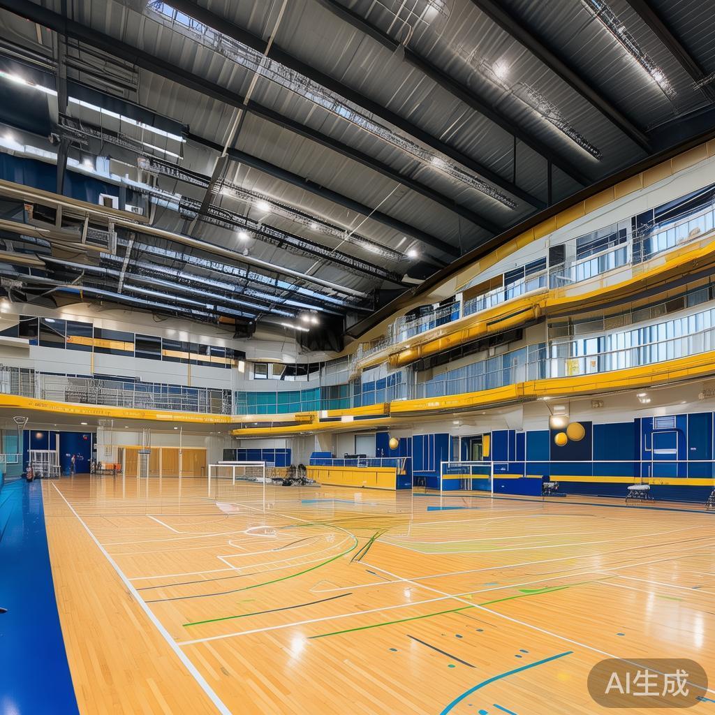 明水校区智博教育体育馆全面建设规划与未来发展战略展望 1. 高端设备与多功能空间
体育馆内部配备先进的