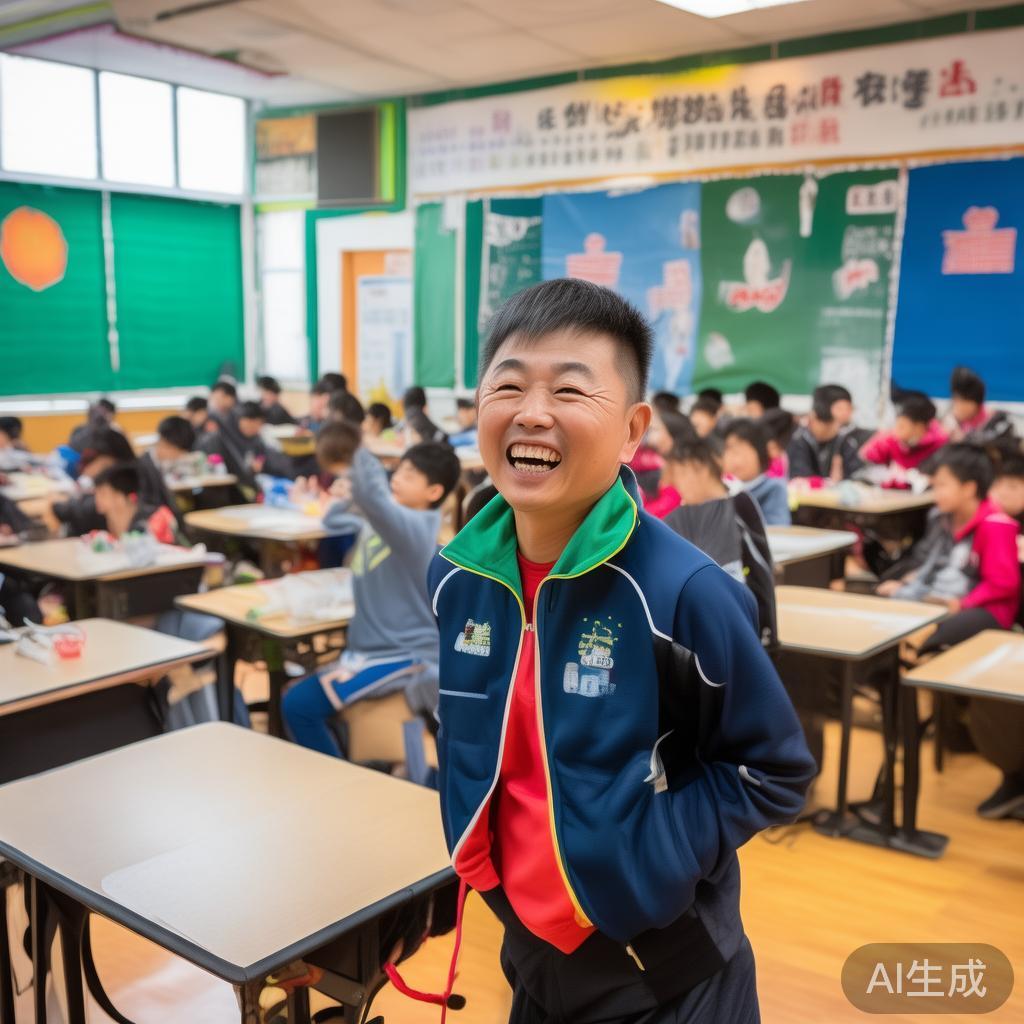 2.&nbsp;强调心理健康与体育教育的结合
他的课堂不仅